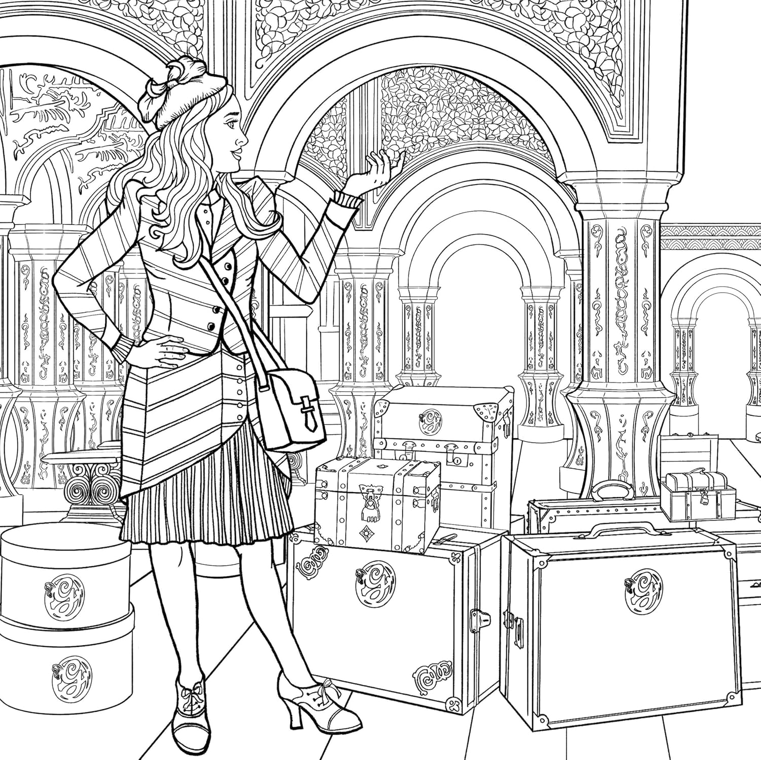 Wicked Film Official Coloring Book