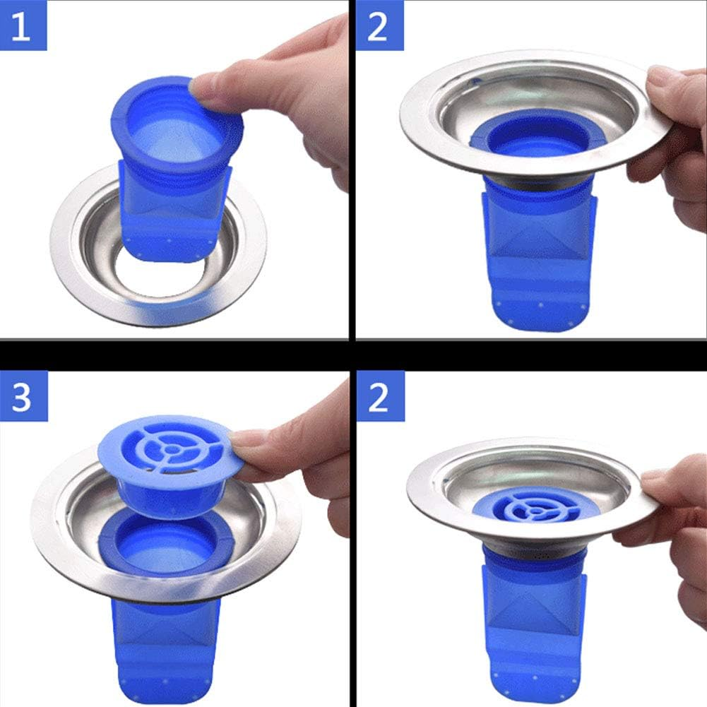 Floor Drain Stainless Steel Bathroom Floor Drain round Waste Drainer Drainage Grate (#01) image number 4