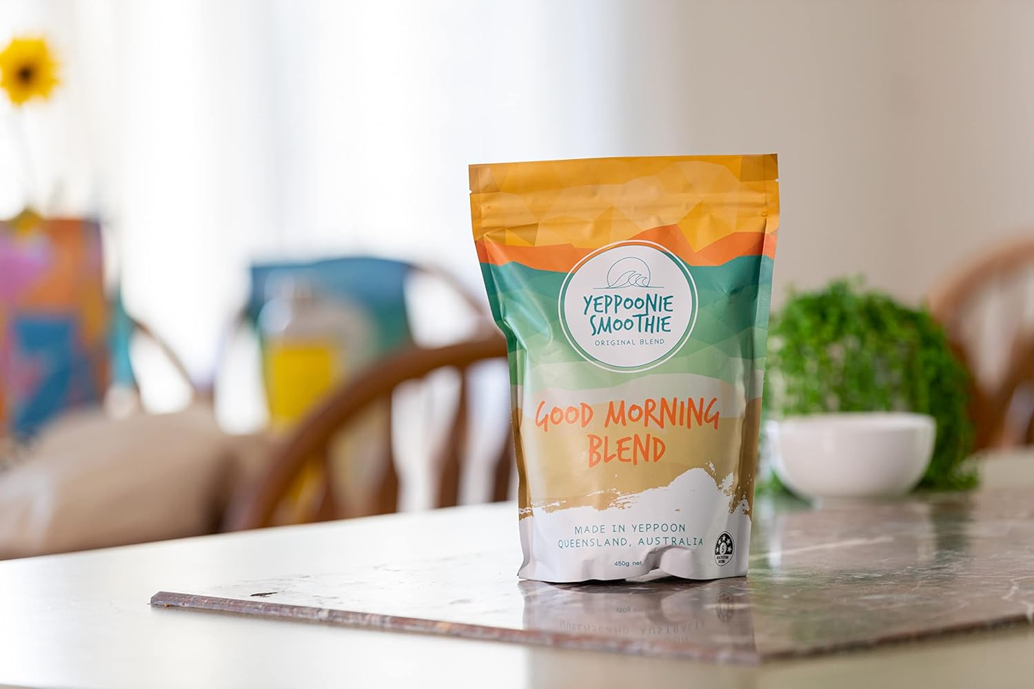 Yeppoonie Smoothie Aussie Plant Based Goodness - Good Morning Blend - 450G image number 3