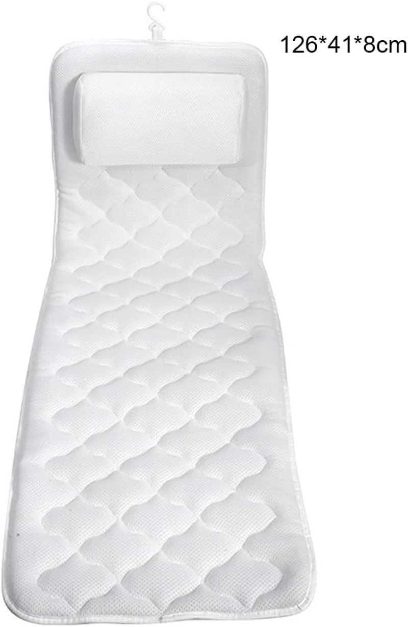 HHWRT Full Body Bath Pillow, Luxury Bath Cushion, Luxury Tub Pillow for Headrest Neck and Back Support, with 13 Non-Slip Suction Cups, Thick Bathtub Cushion, Full Body Bathtub Pillow image number 2