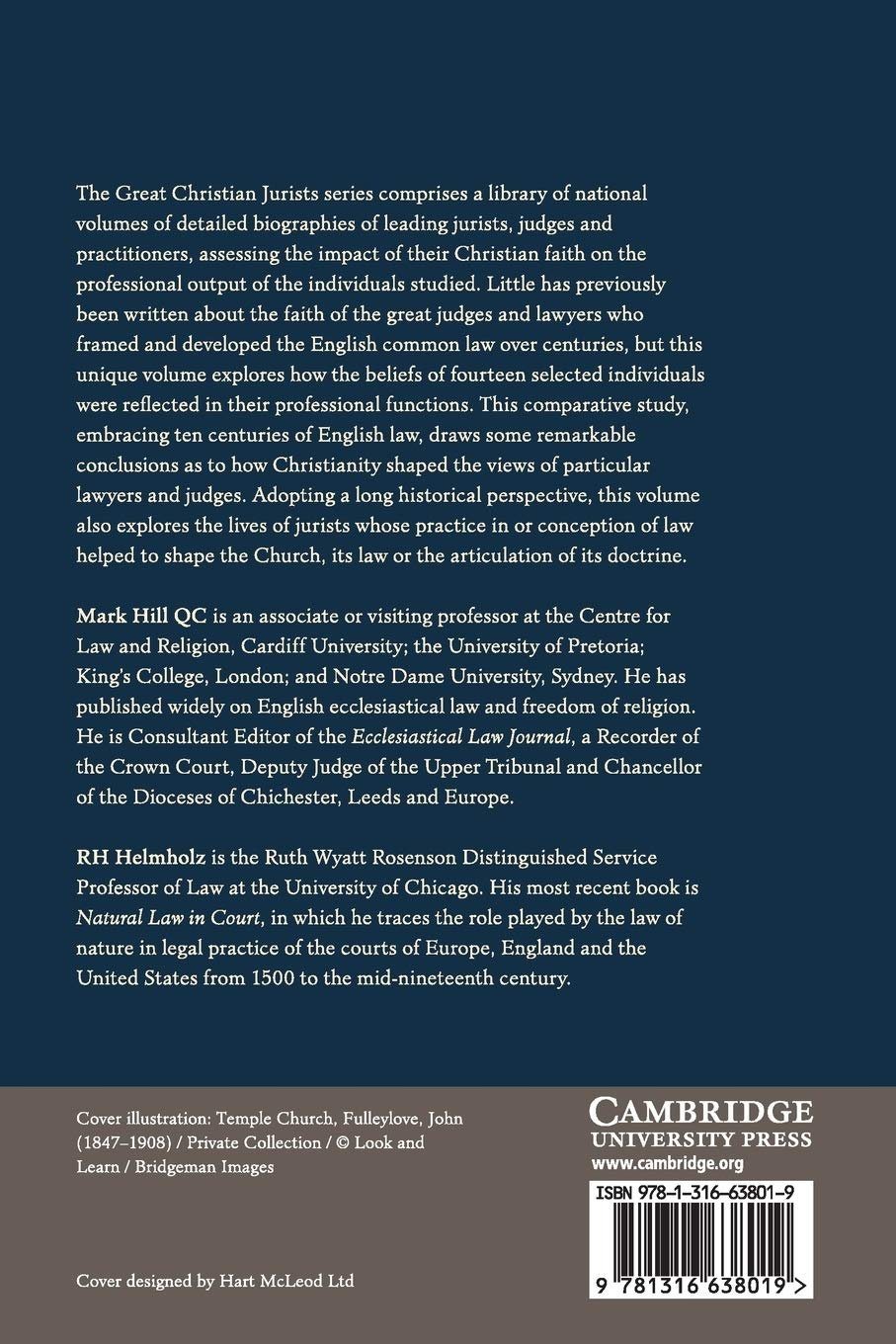 Great Christian Jurists in English History