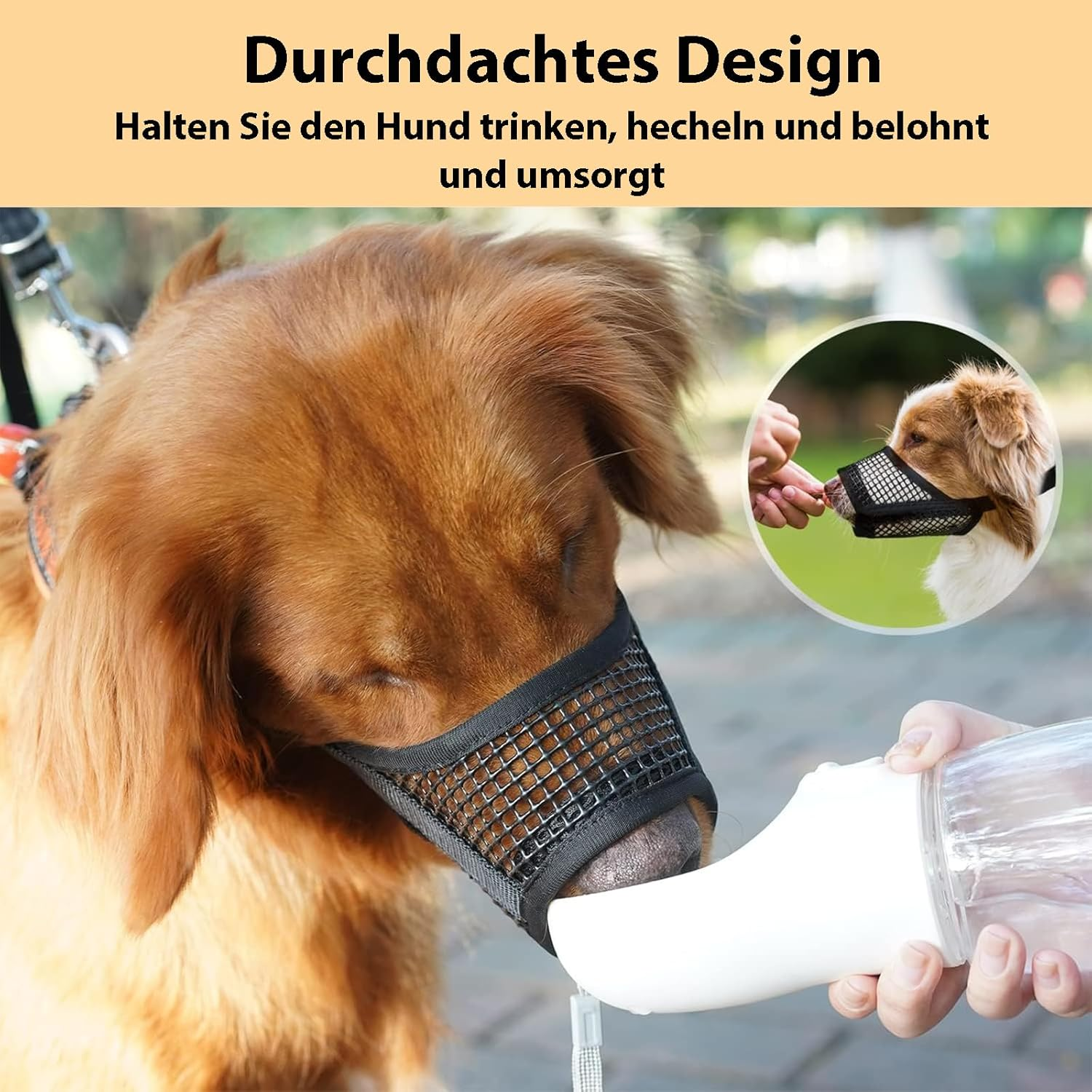 Oiieco Muzzle for Dogs, Dog Muzzle, Adjustable Loop, Breathable, Safe, Soft Muzzle Prevents Biting, Prevents Biting, Chewing and Barking, for Small, Medium Dogs, Black, XS image number 3