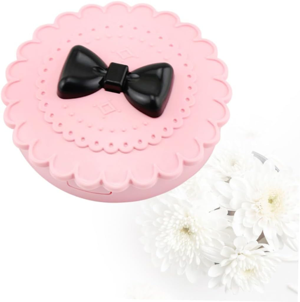 Baluue 2Pcs Eyelash Storage Box Professional Fake Eyelash Case Makeup Mirror Organizer for Women