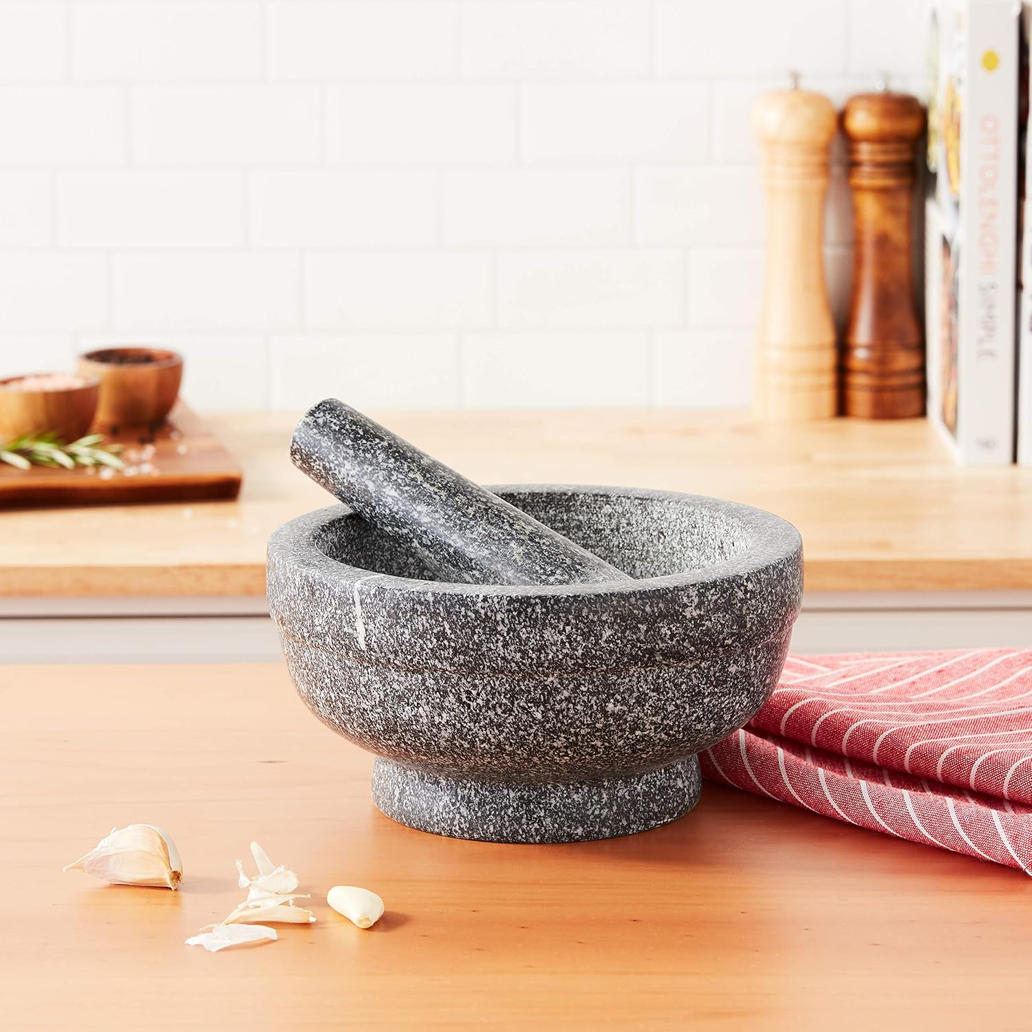 Cilio Mortar & Pestles Giant Green Granite Pestle, Silver, 4017166420142 image number 5