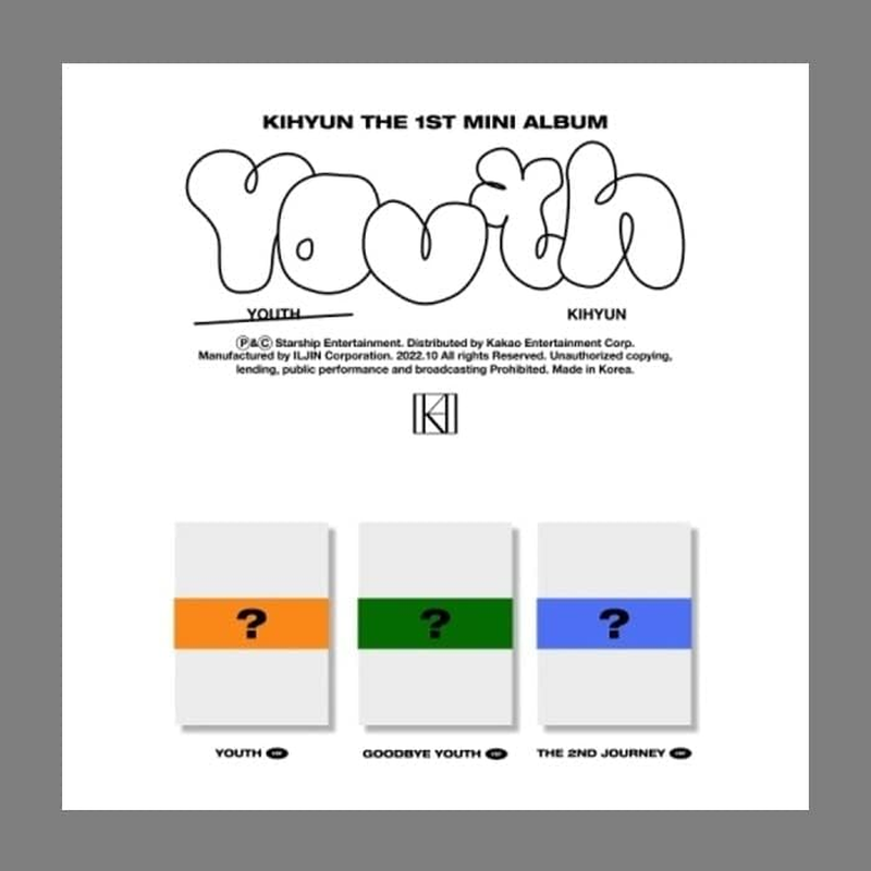 KIHYUN YOUTH 1St Mini Album Cd+Photobook+Photocard+Travel Ticket+Sticker+Pob+Tracking (THE 2ND JOURNEY Version) image number 5