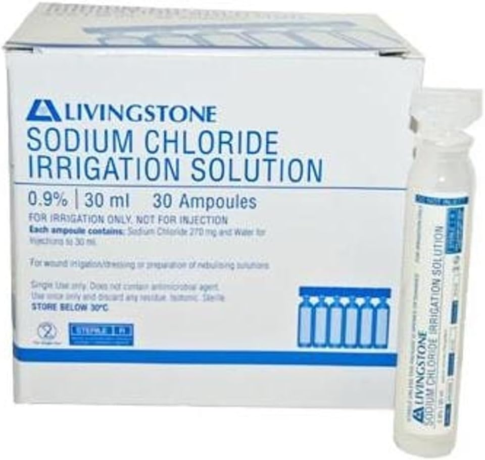 Livingstone Saline Eyewash and Wound Irrigation Sterile 30 Ml image number 1