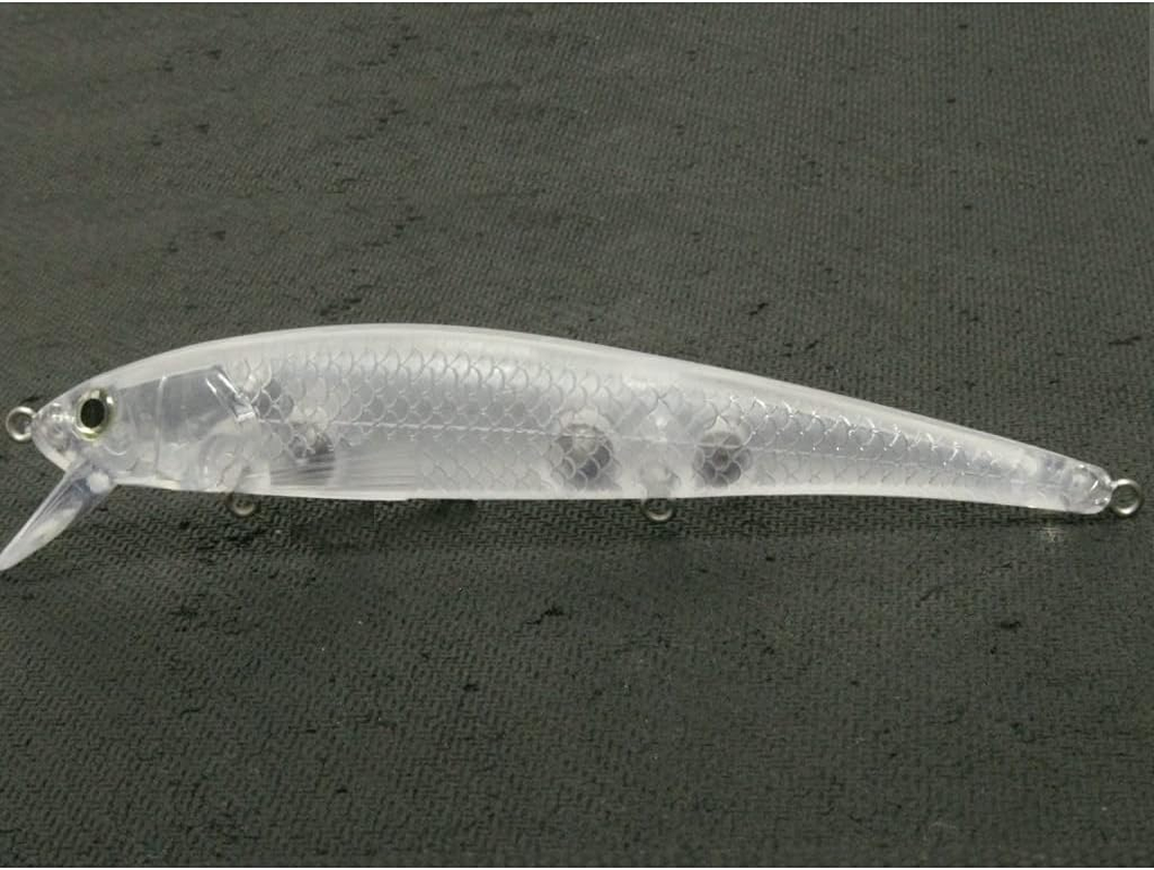 10 Blank Unpainted Minnow Crankbait Topwater Lipless Jerkbait Fishing Lures V3