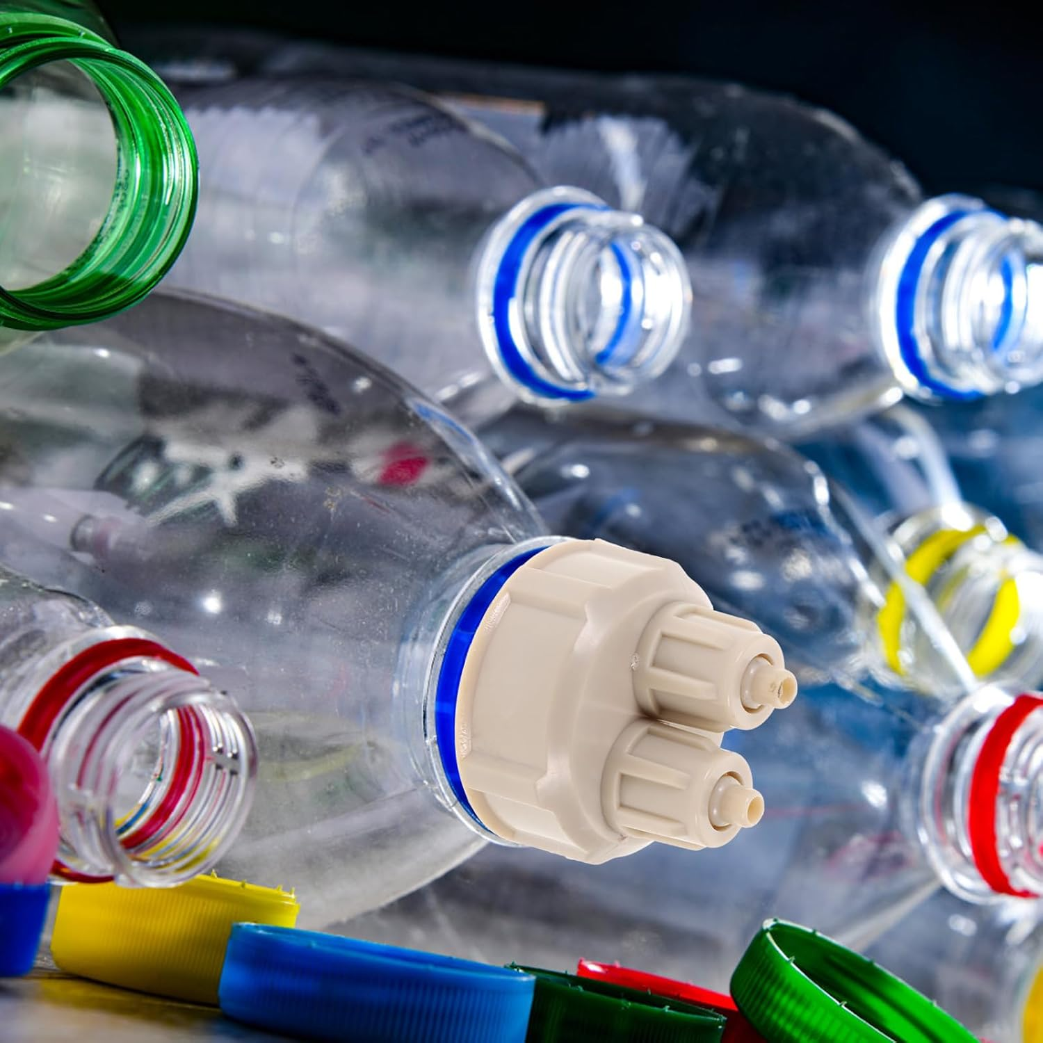 Alipis Diy Co2 Bottle Cap for Aquarium Plants Quick Twist Air Bottle Cap Accessory Easy Install Co2 Diffuser System for Fish Tank 4 Pack image number 5