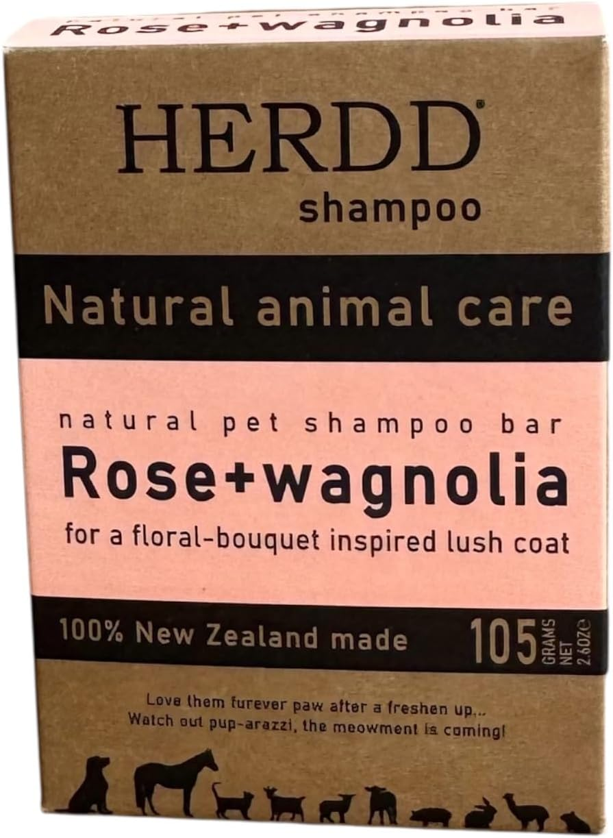 HERDD Shampoo Bar for Pets | Rose & Wagnolia, Nourishing, Anti-Itch, Detangling Shampoo for Dogs, Cats & Horses image number 6