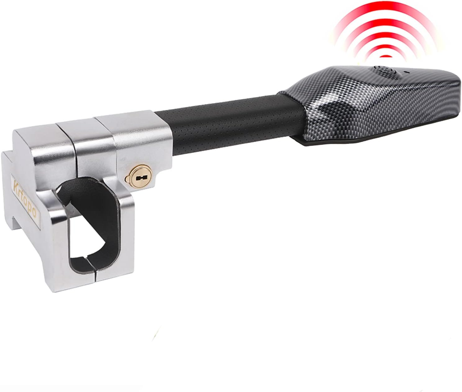 Steering Wheel Lock Universal Car anti Theft Security Alarm Closure Retractable Anti-Theft Protection image number 2