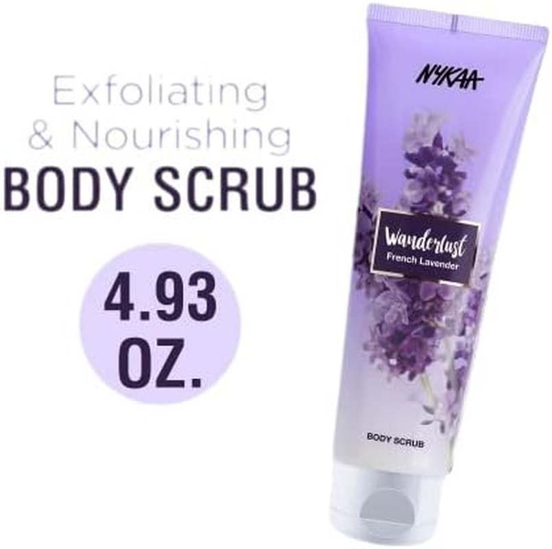 Wanderlust Body Scrub - French Lavender by Nykaa Naturals for Women - 4.93 Oz Scrub image number 1