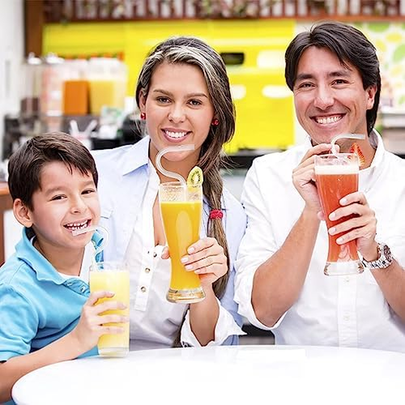 Anti Wrinkle Straw, 3 Pack Reusable Glass Drinking anti Wrinkle Straw, Lip Straws for No Wrinkles, Side Sideways Straw Wrinkle Free image number 2