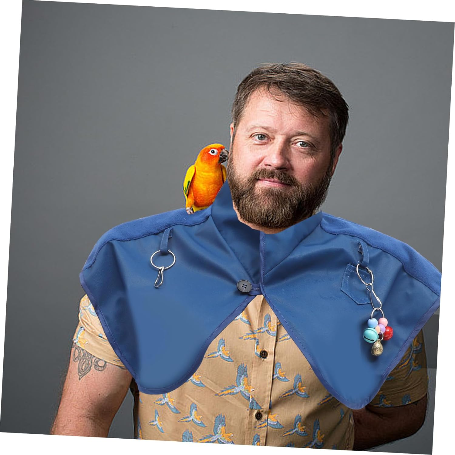 Bird Shoulder Protector Reusable Pet Shoulder Pad Diaper Shawl for Cockatiels image number 6