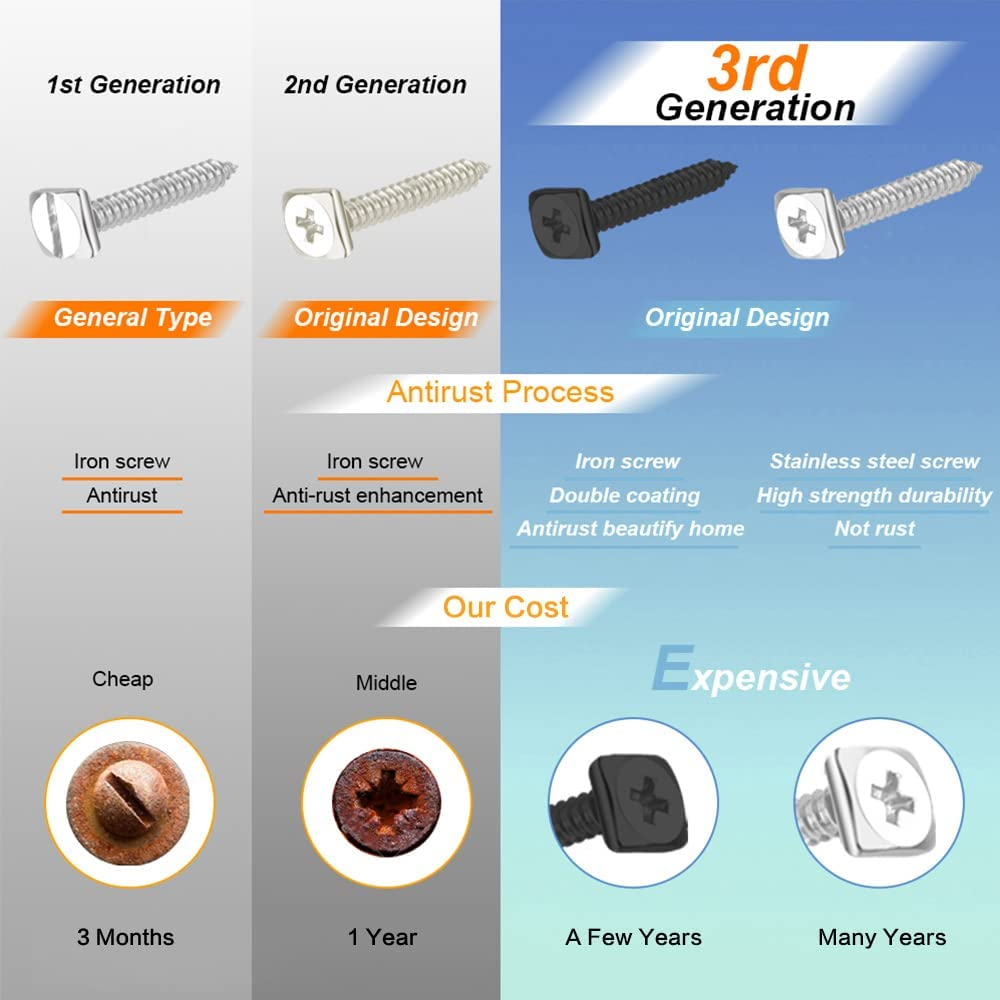 Barn Door Lock, 2", Fence Gate Lock, Double Sided Gate Latch, Door Lock for Wooden Garden Gate with 5 Keys image number 2