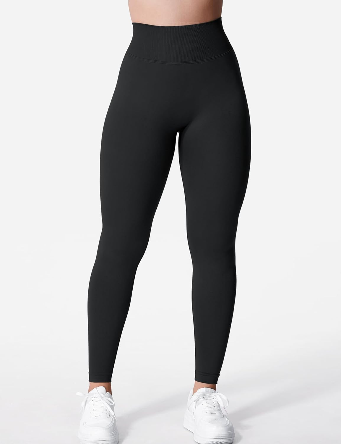 YEOREO Liz Scrunch Workout Leggings for Women High Waisted Butt Lifting V Back Waist Seamless Gym Yoga Leggings image number 4