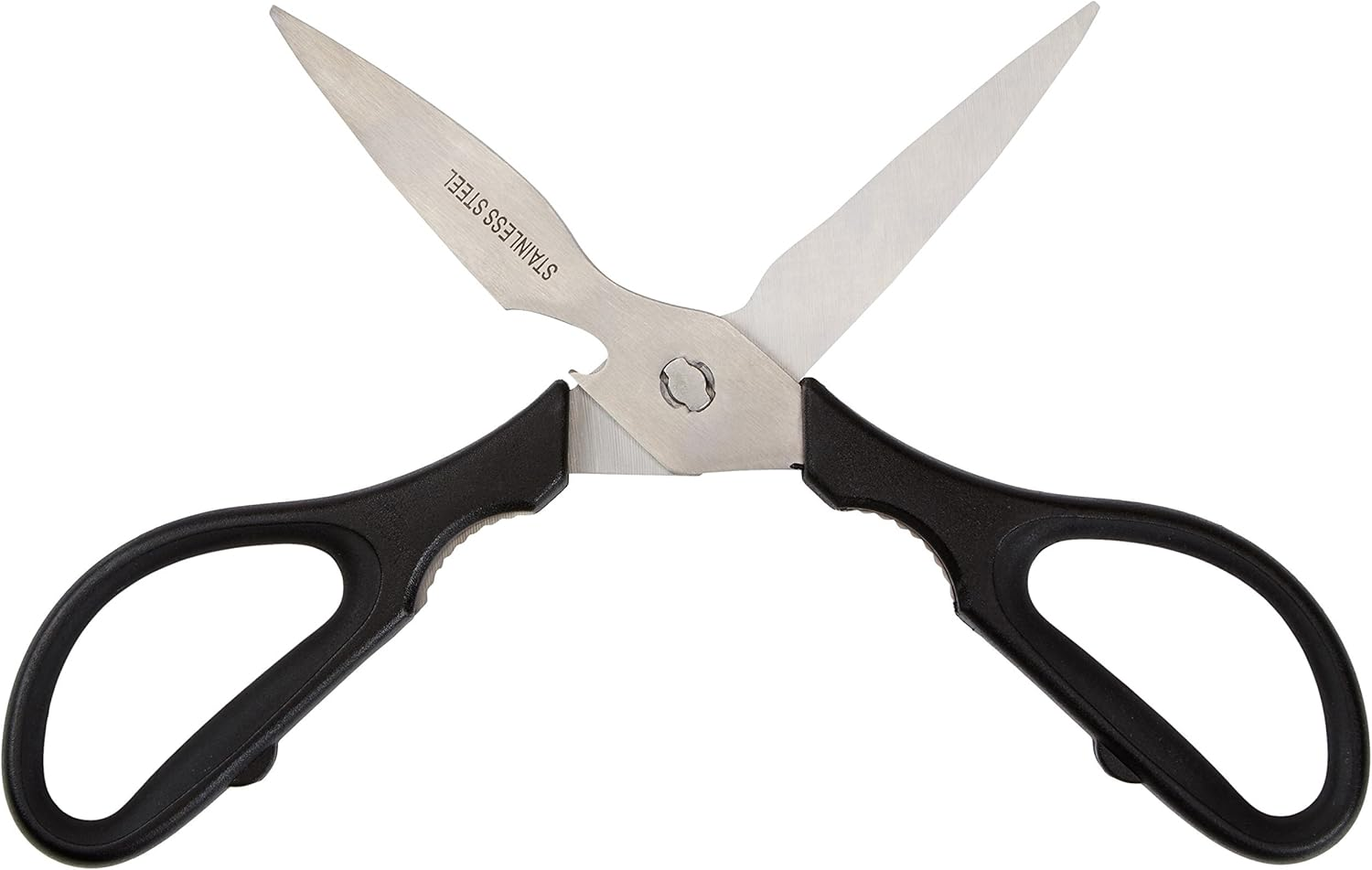 Amazon Basics Premium Multifunctional Kitchen Scissors, Black image number 3