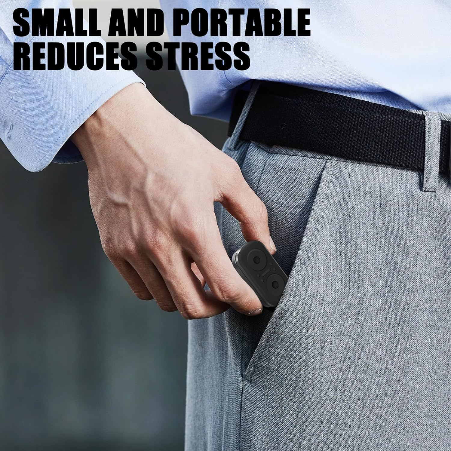 WELANE Fidget Toys,1 PCS Hand Sensory Toys for Relieve Boredom, Anxiety and Stress (Black) image number 6