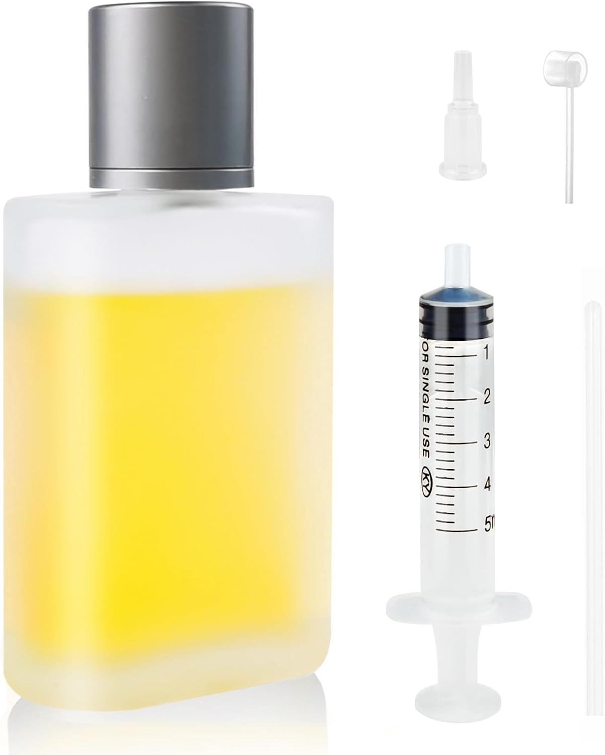 Bohoray 100 Ml Perfume Atomiser Refillable Perfume Bottle Empty Transparent Perfume Bottle Perfume Bottles Refillable with Atomiser Pump and Funnel for Women or Girls image number 2