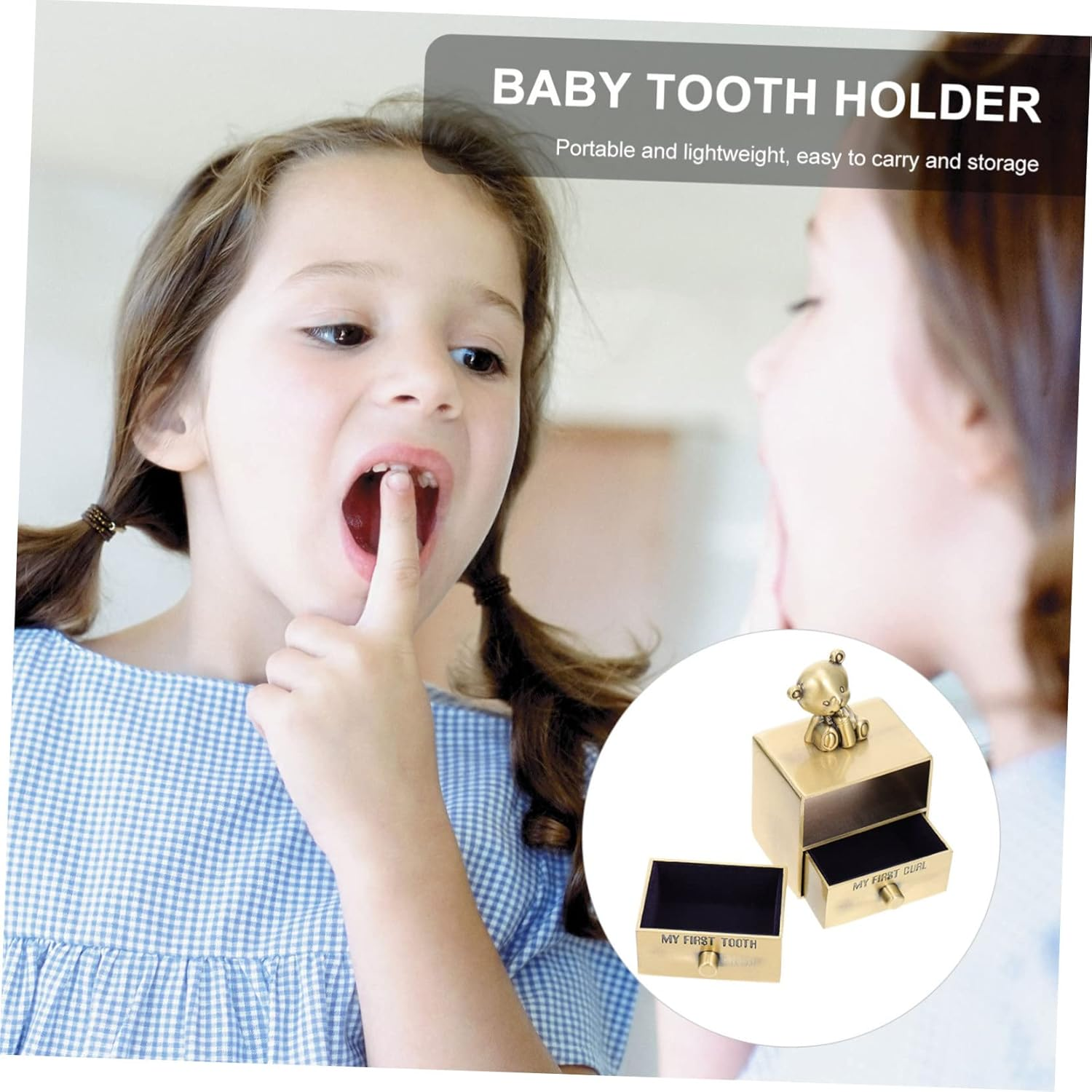 Tooth Storage Box Deciduous Teeth Box for Boy Girl Boy Gifts for Newborn image number 6