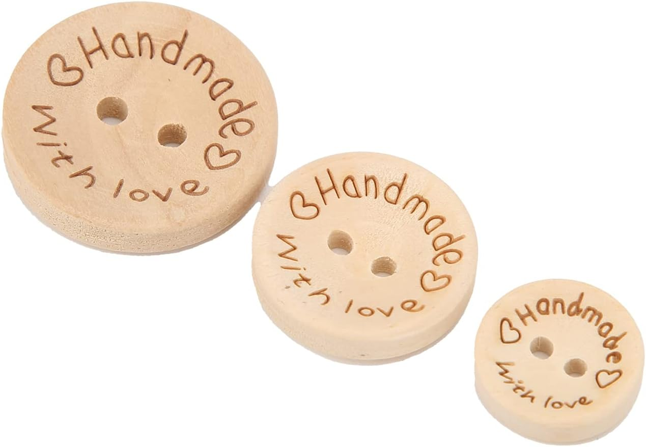 Sewing Buttons, Waterproof and Durable Wooden Buttons for Children'S Clothing Decoration for DIY Crafts image number 5