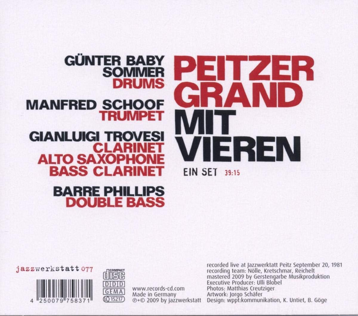 Peitzer Grand Mit Vieren