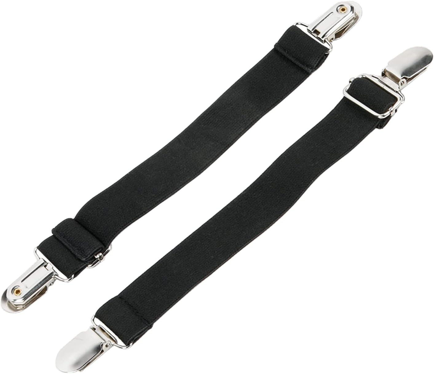 Motorcycle Pant Leg Clamps, Adjustable Boot Straps Clips Pant Stirrups Elastic Leg Straps for Women and Men Favors