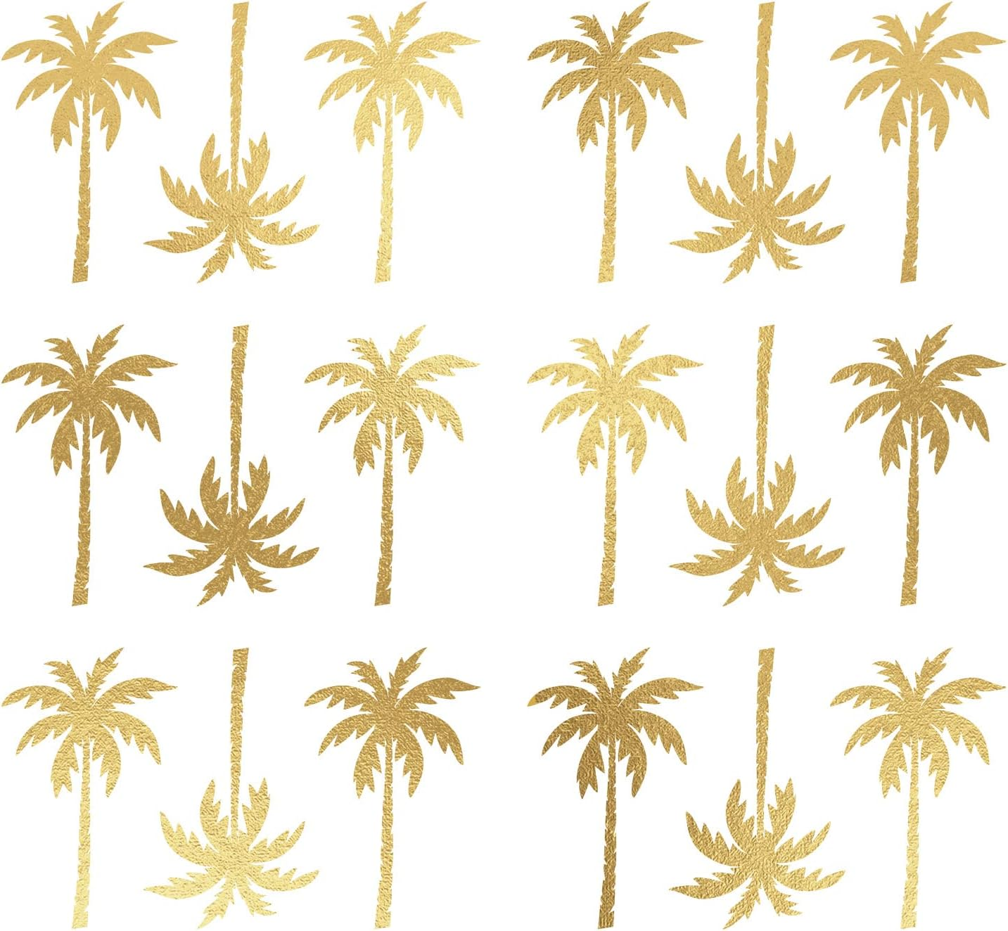 Roommates RMK4999SCS Gold Foil Palm Tree Peel and Stick Wall Decals image number 4