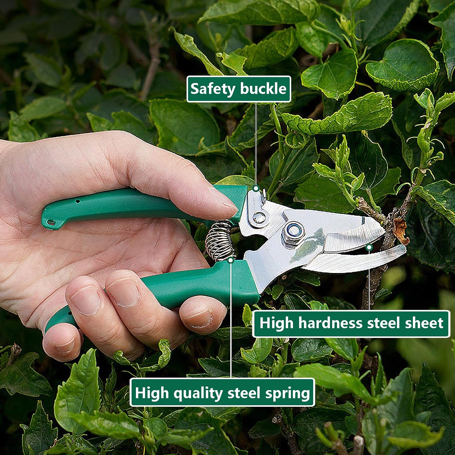 Garden Tools Set, 11 Pieces Heavy Duty Gardening Tools Kit with Protective Gloves and Carrying Case, Rust-Proof Tools for Gardening with Ergonomic Handle, Outdoor Tools for Women and Men image number 3