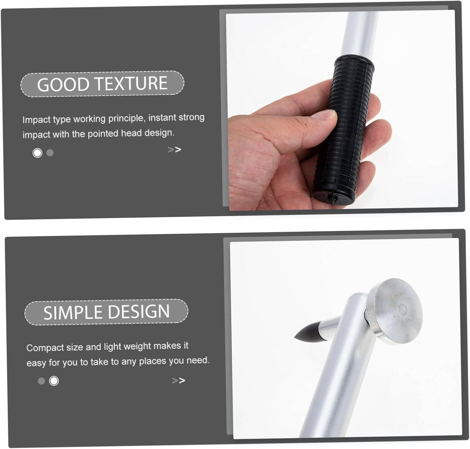 EXAOMBLE Car Percussion Repair Hammer Tool Set 9 Replaceable Heads Sheet Metal Hand Tool for Auto Dent Removal Bodywork in Automotive Repair image number 1