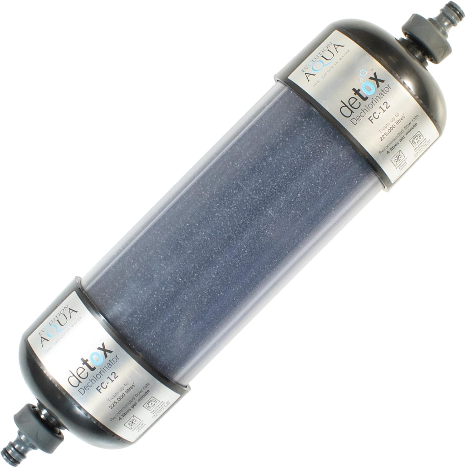 Evolution Aqua Pond Dechlorinator for Fish Ponds &ndash; Activated Carbon Chlorine Remover Garden Hose Inline Water Filter for Pond Tap Water Treatment / 12-Inch image number 3