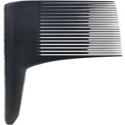 Perfeclan Highlight Comb, Professional, 25.5Cm Sectioning Weave Foiling Comb for Salon - Black image number 4