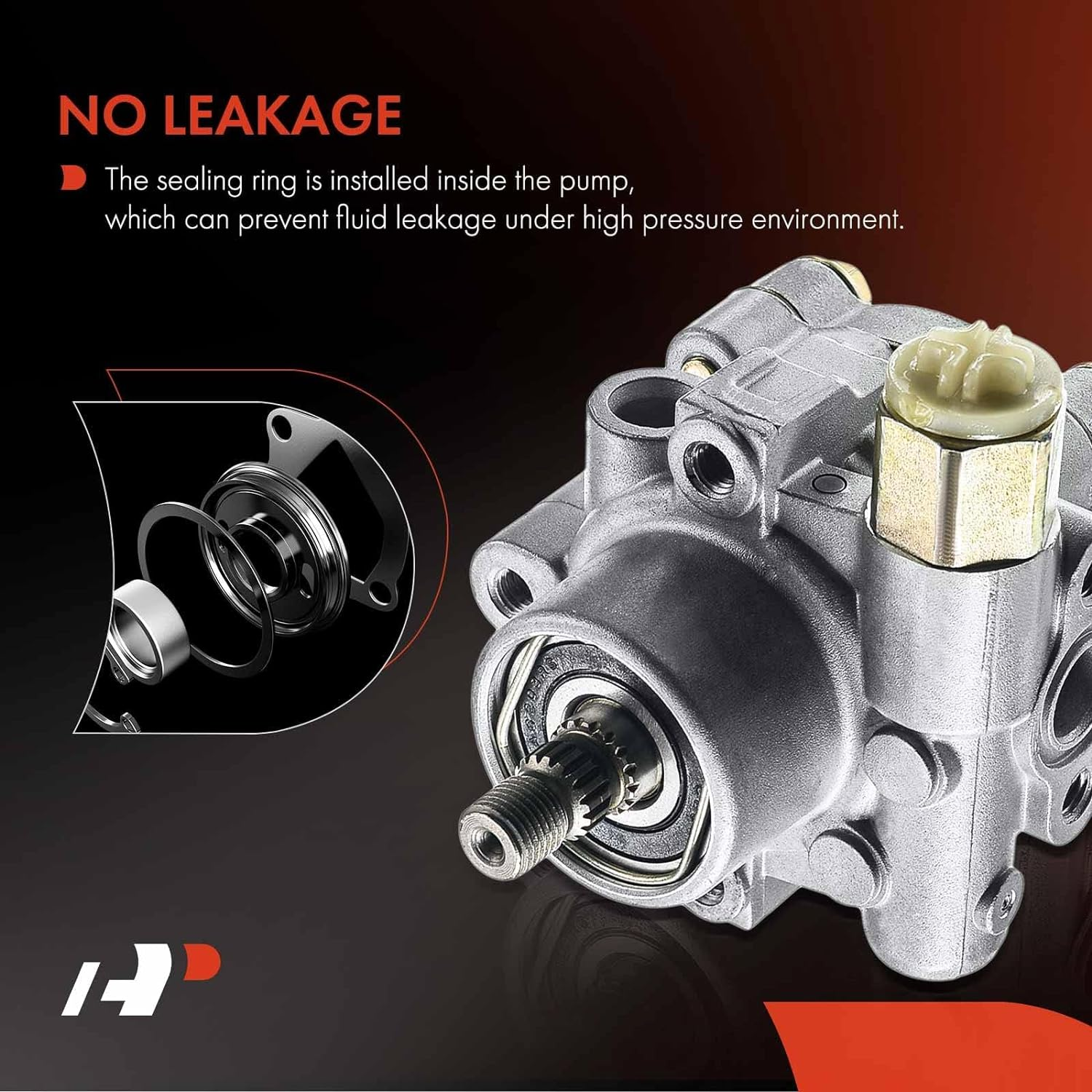 A-Premium Power Steering Pump Compatible with Subaru Impreza 1997-1998, Legacy 1997-1999, 1.8L 2.2L 2.5L Naturally Aspirated, Replace # 34411AC150 image number 3
