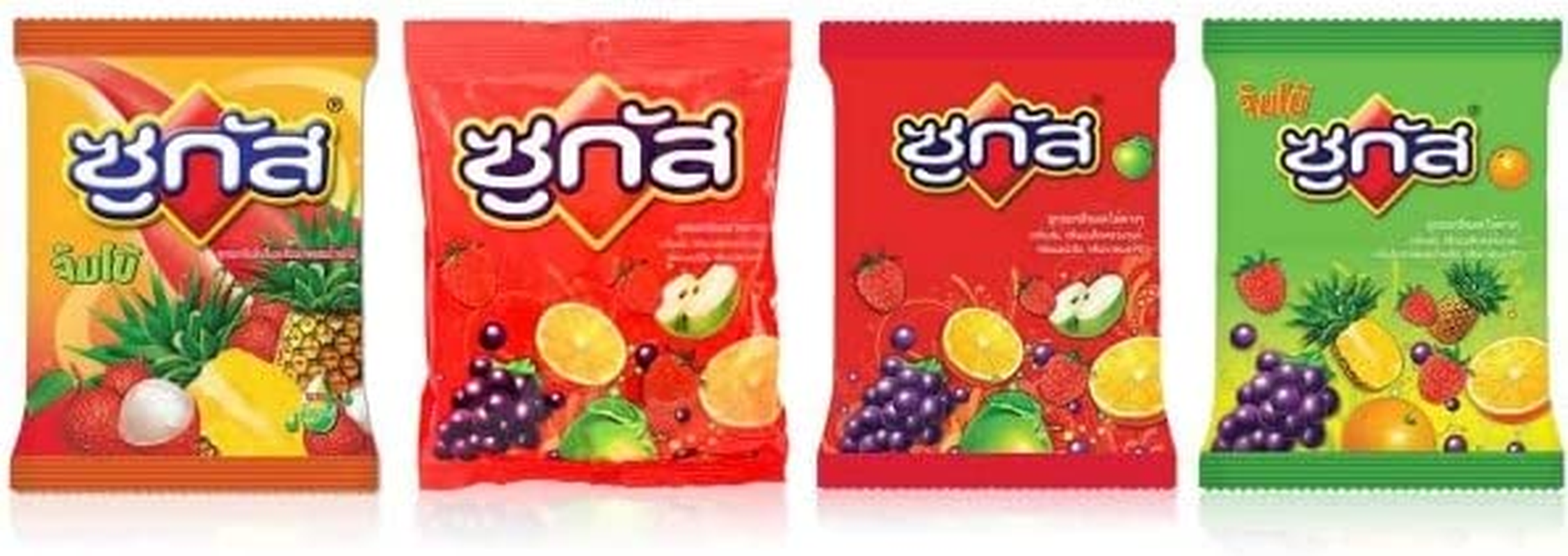 Sugus Assorted Flavour Chews Candy 250 G image number 2