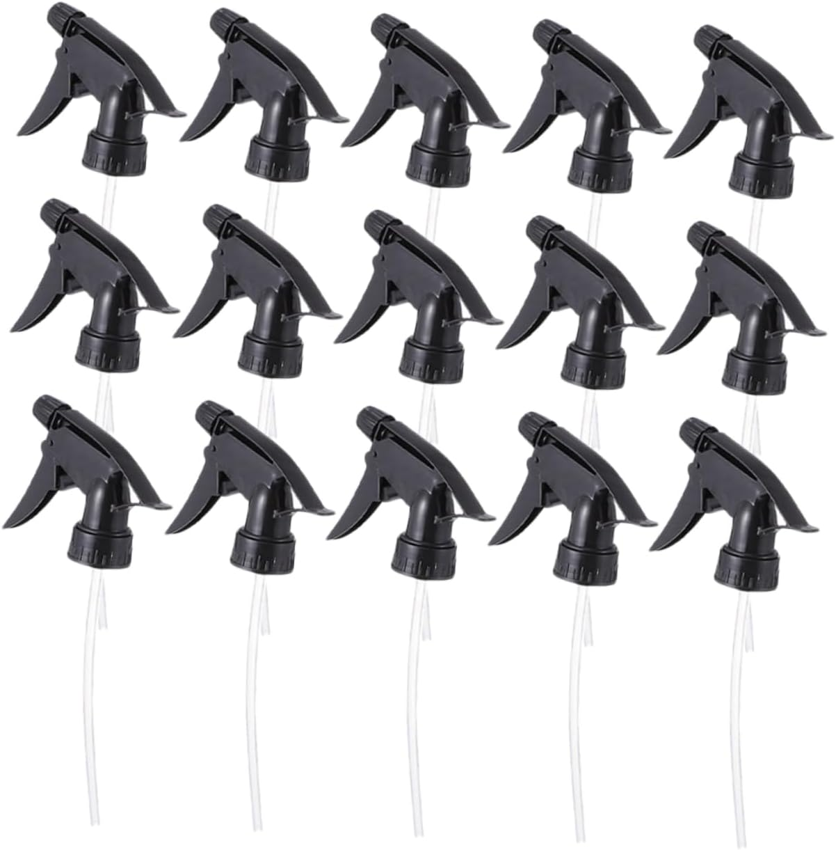 15Pcs Spray Bottle Nozzle Replacement Tops for Standard Neck Bottles Practical for Plant Watering Air Fresheners and Hairspray Durable Pp Material Tube image number 1