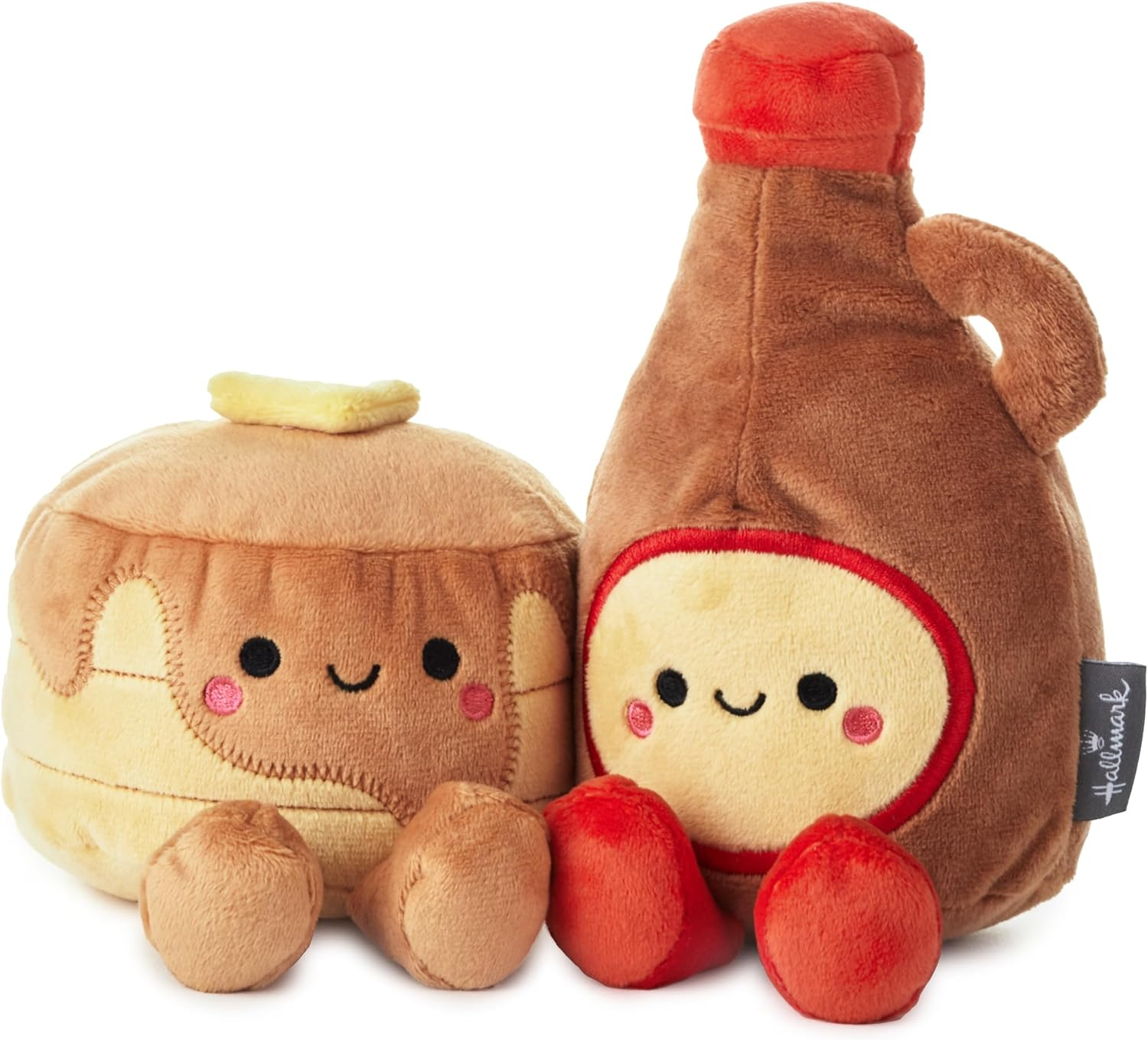 Hallmark Better Together Pancakes and Syrup Magnetic Plush, 5.5-Inch Height image number 2