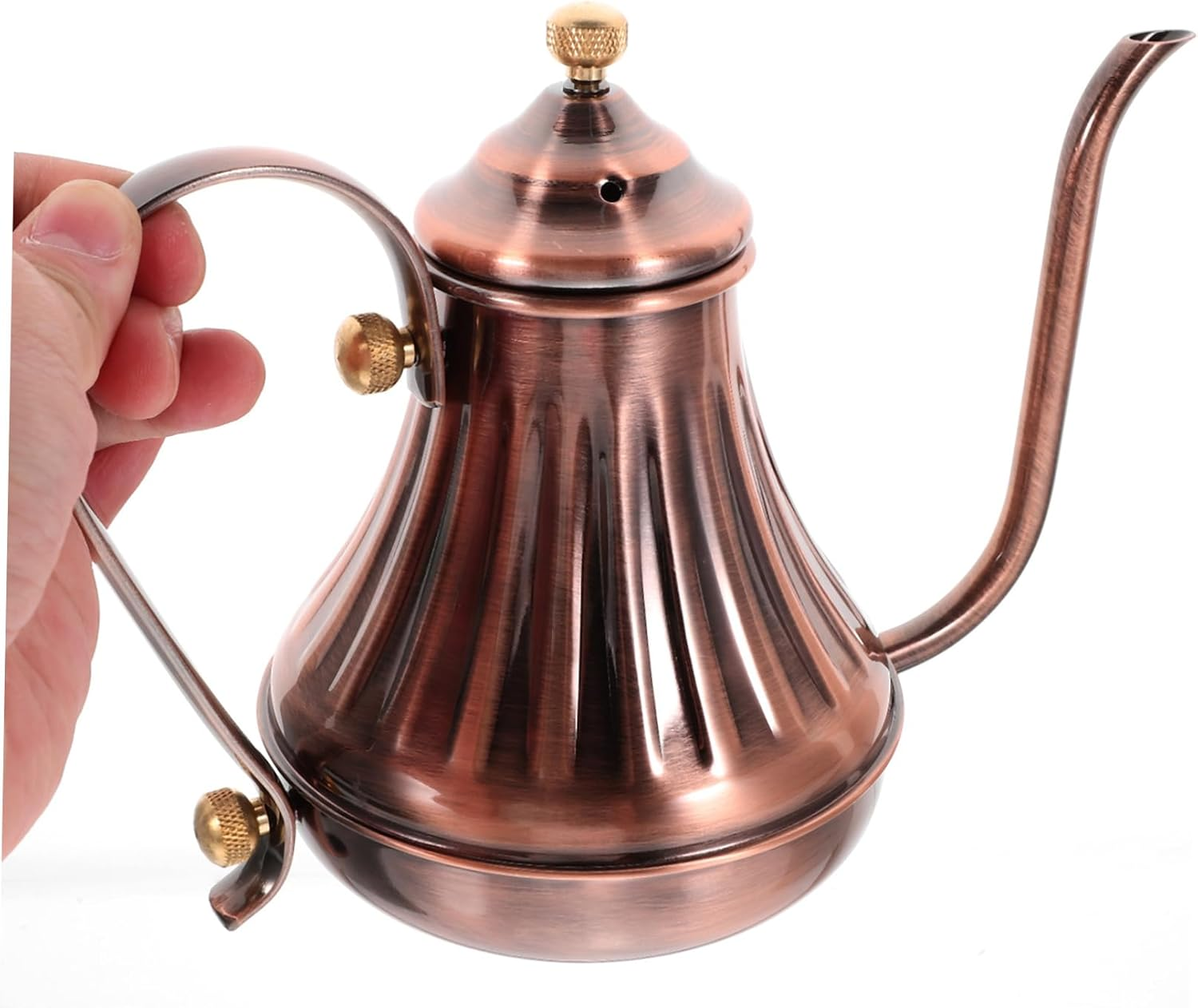 Practical Holder Long Spout Tea Kettle Portable Stainless-Steel Pot for Coffee Drip Spout image number 1