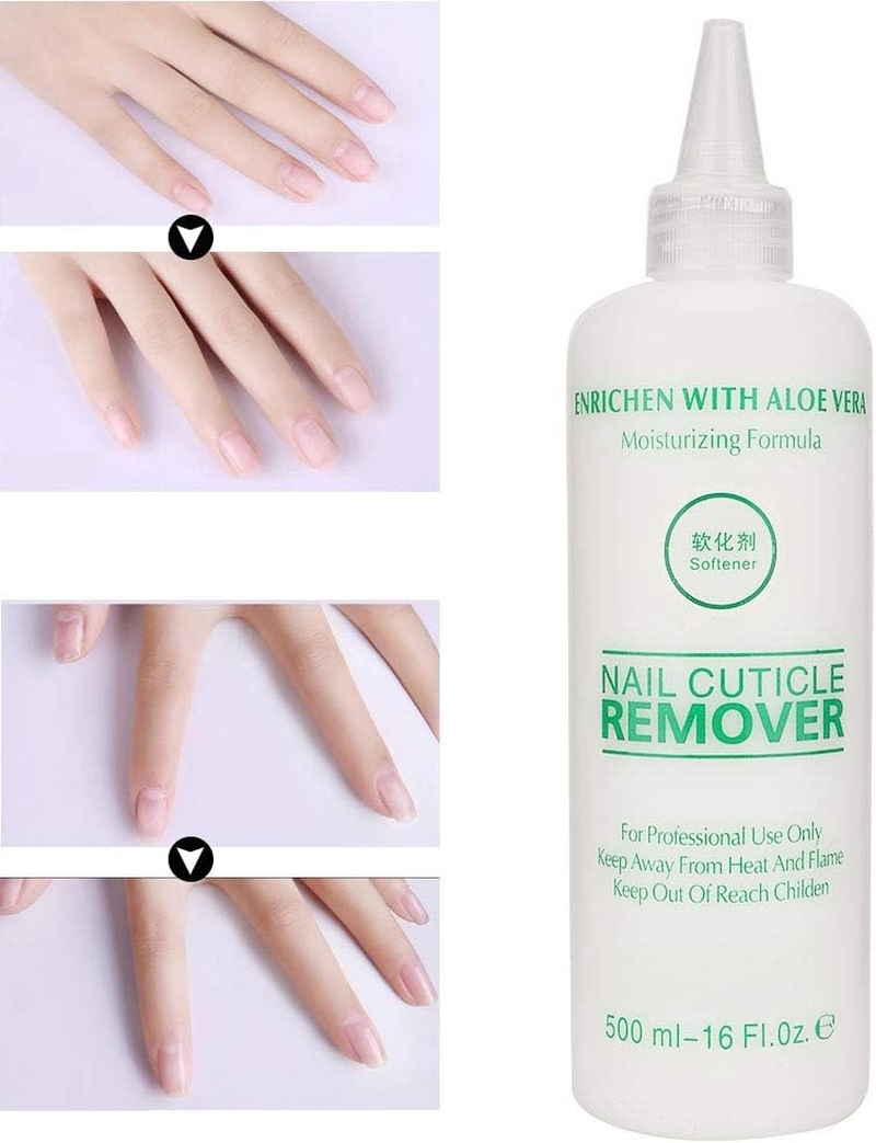Nail Cuticle Softener, Ail Softener, 500ML for Cracked Heels, Dead Skin & Calluses Removes & Repairs Rough Heels