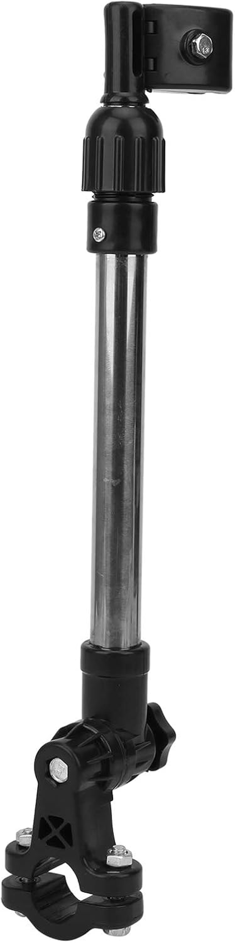 Bike Umbrella Mount Holder, Adjustable Height Bike Umbrella Frame Stand, Stainless Steel Umbrella Connector Holder for Wheelchairs, Biycle, Stroller, Trolleys, Easy to Mount Dismount image number 1