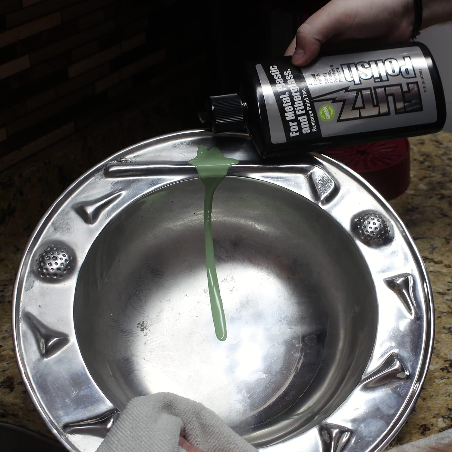 Flitz Multi-Purpose Polish and Cleaner Liquid for Metal, Plastic, Fiberglass, Aluminum, Jewelry, Sterling Silver: Great for Headlight Restoration + Rust Remover, Made in the USA image number 1