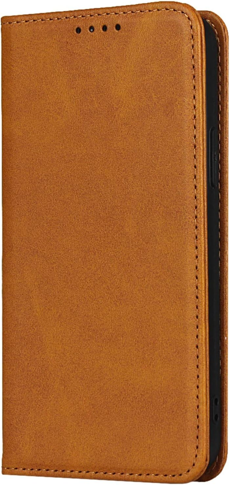 FROLAN for Iphone 12 Mini Wallet Case with Card Holder, Premium PU Leather Credit Slot Flip Folio Book Drop Protection Shockproof Phone Cover for Iphone 12 Mini 5.4 Inch - Light Brown