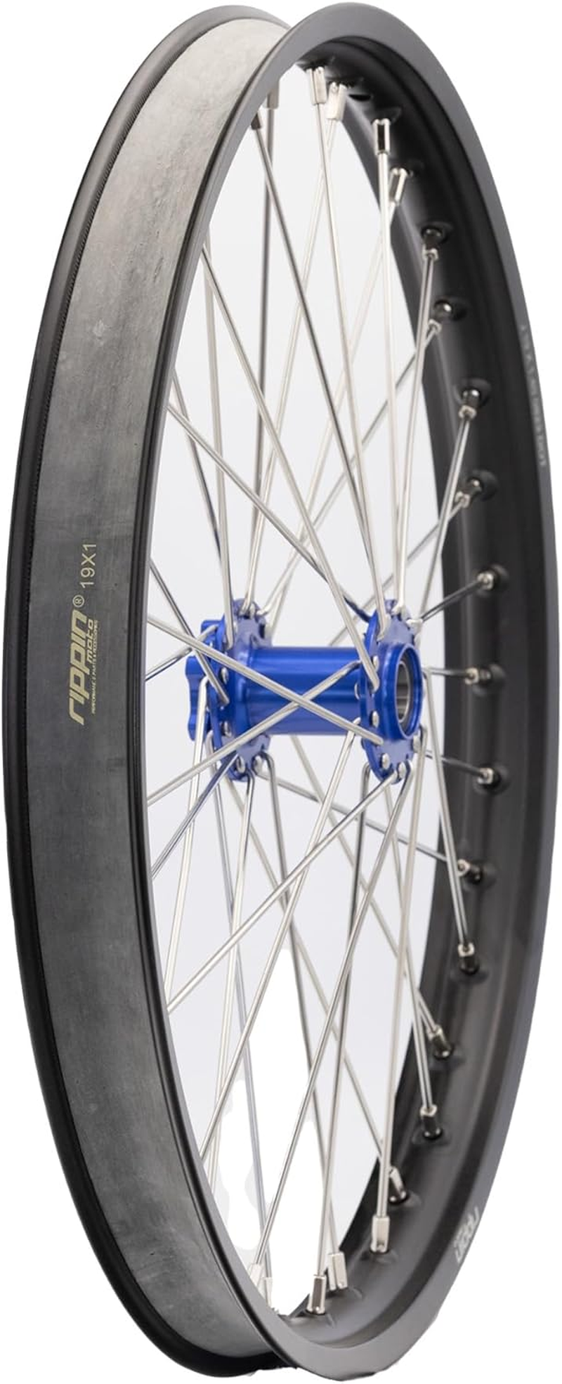 Rippin Moto 19 Inch X 1.0 Inch Motorcycle Rim Strip (19" X 1"), Durable Rubber, Tube Protection with Valve Stem Hole - Replacement for Worn or Damage Rim Strips image number 3