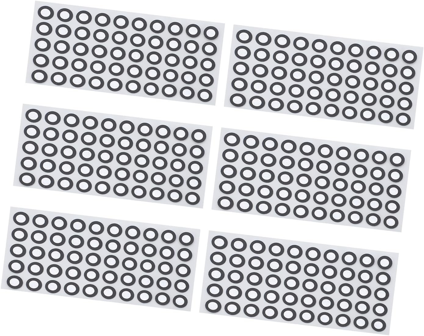 1000Pcs 3D Scanning Dots, Scanning Markers, 6Mm Positioning Targets with Black Contour for 3D Scaner,Id 6Mm OD 10Mm High Reflection Strong Adhesion Reference Point Marker image number 4