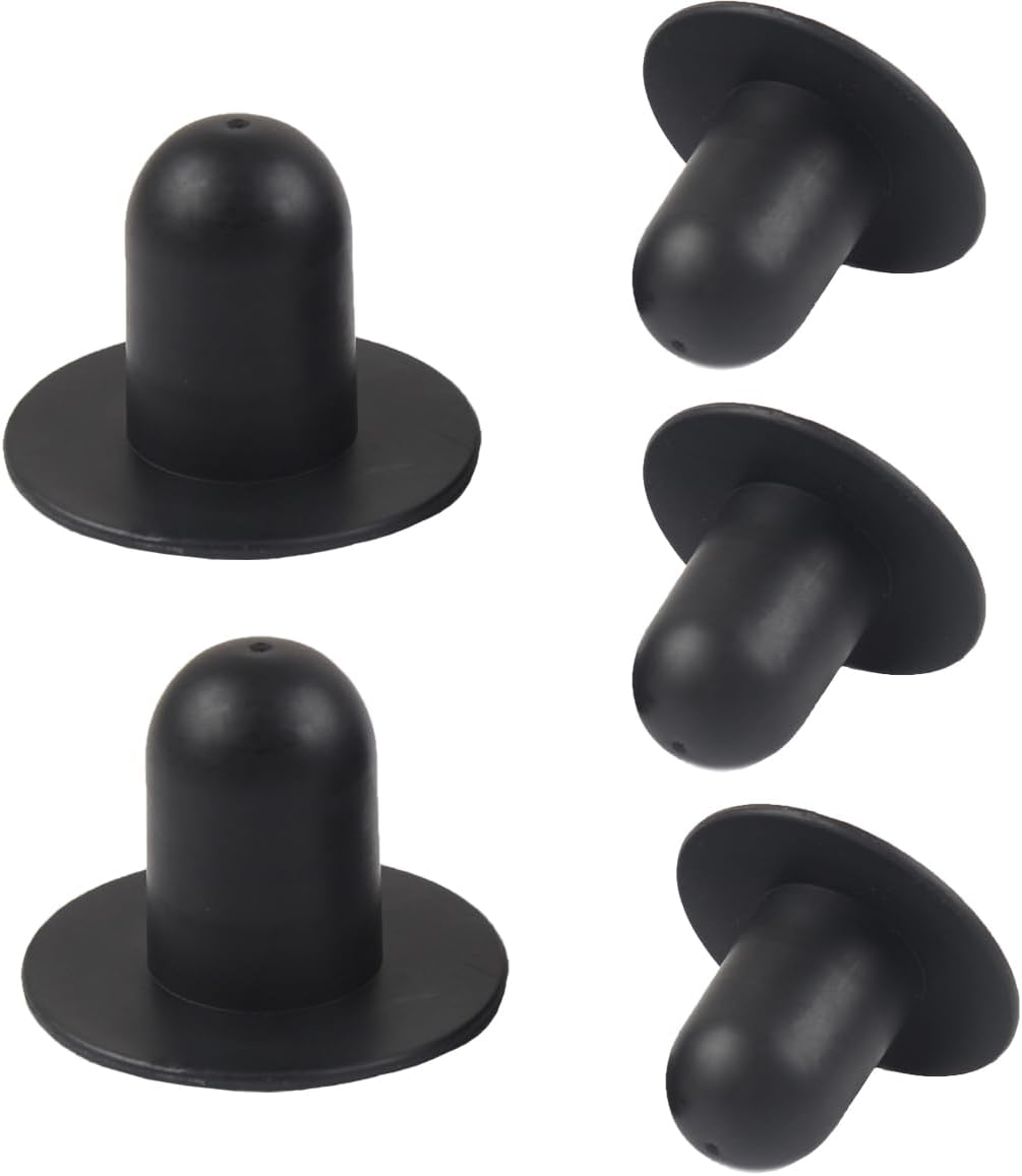 5PCS Pool Strainer Wall Plugs for above Ground & Inground Swimming Pools Stopper Replacement (Black) image number 1