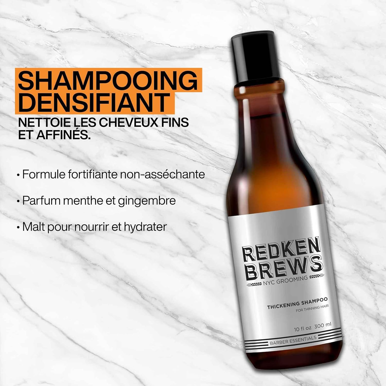 Redken Brews Thickening Shampoo (300Ml) image number 1