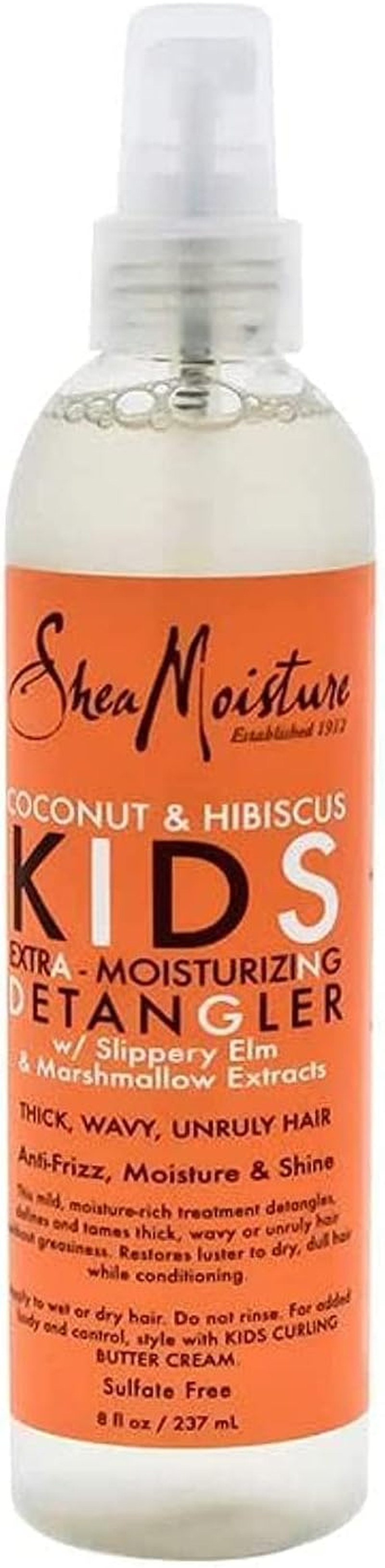 Shea Moisture Coconut & Hibiscus Kids Extra-Moisturizing Detangler - Pack of 2 for Kids 8 Oz Detangler image number 1