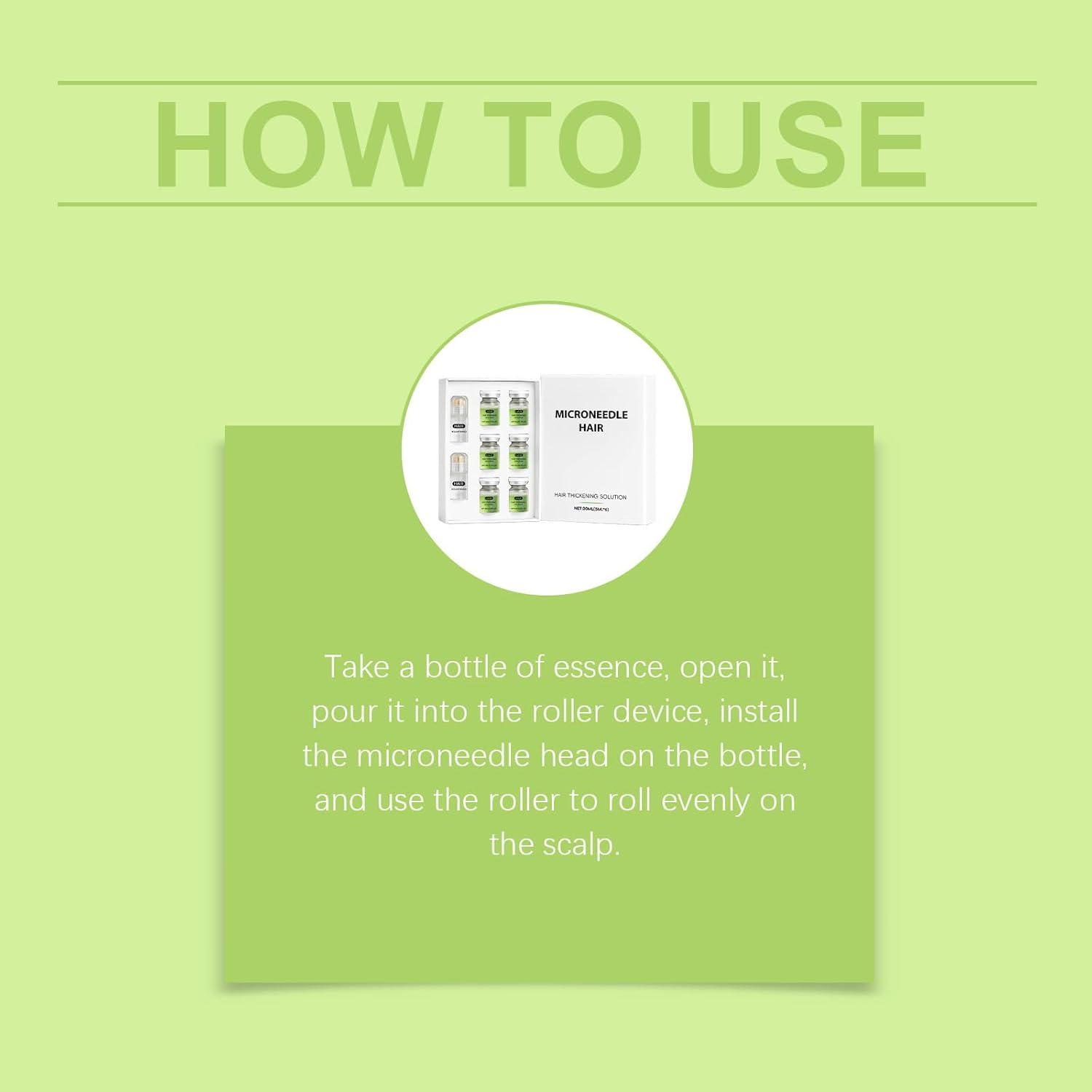 Micro Infusion Hair Renewal Kit, Hair Regrowth System Microneedling, Strengthens Roots, Hydrating & Fuller for Fine or Thinning-Looking image number 4