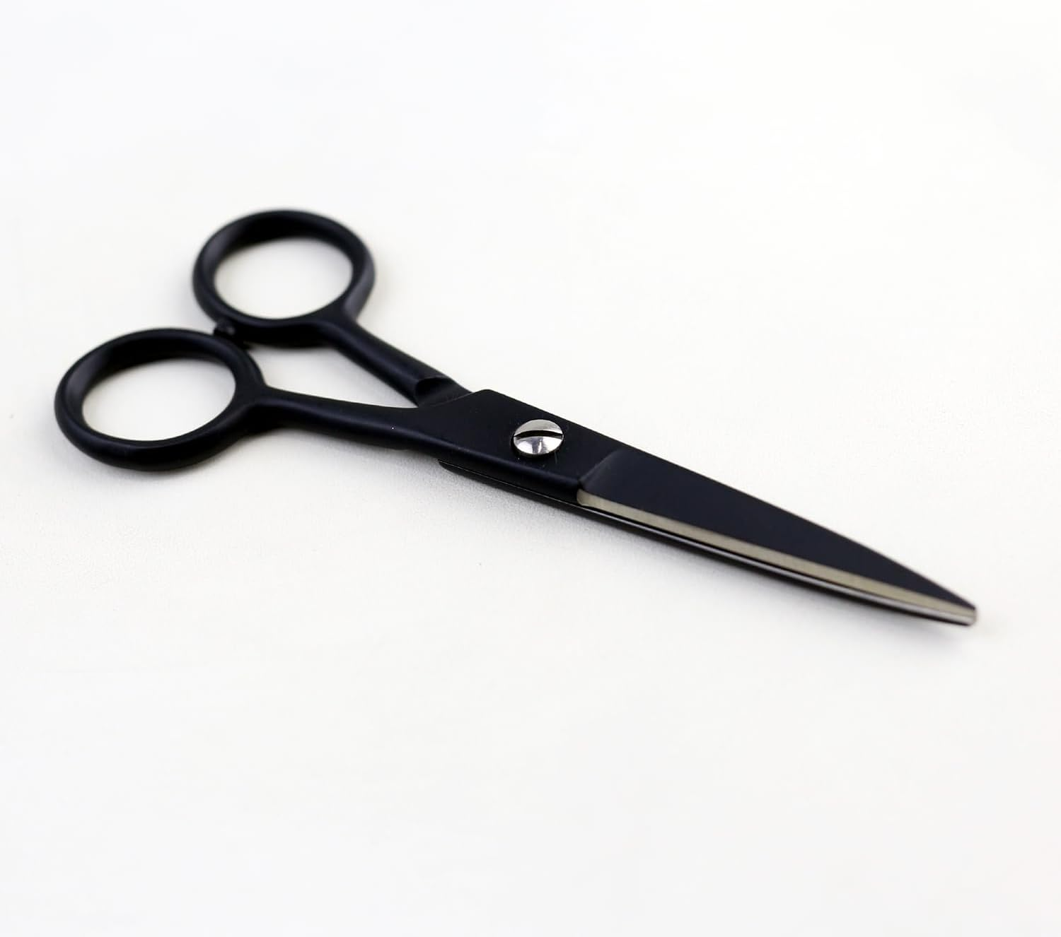 YSCARE Beard & Moustache Scissors for Men Precision Grooming Scissors for Hair Cutting Hairdressing Nose Hair Trimming Stainless Steel (4.5") image number 5