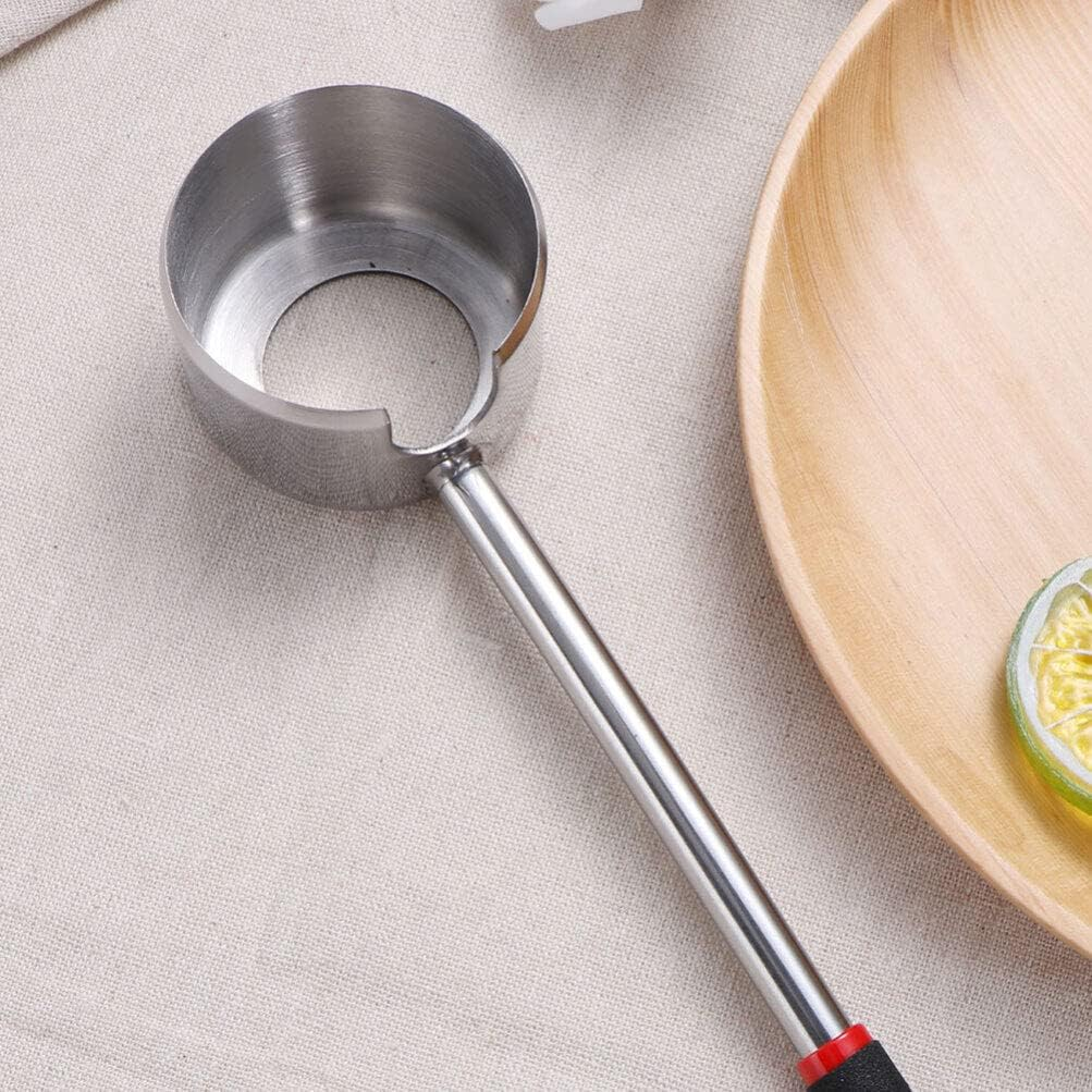 Luxshiny 2Pcs Coconut Opener Tool Stainless Steel Coconut Hammer with Ergonomic Shock Absorbing and Kitchen Gadget for Home and Catering Use