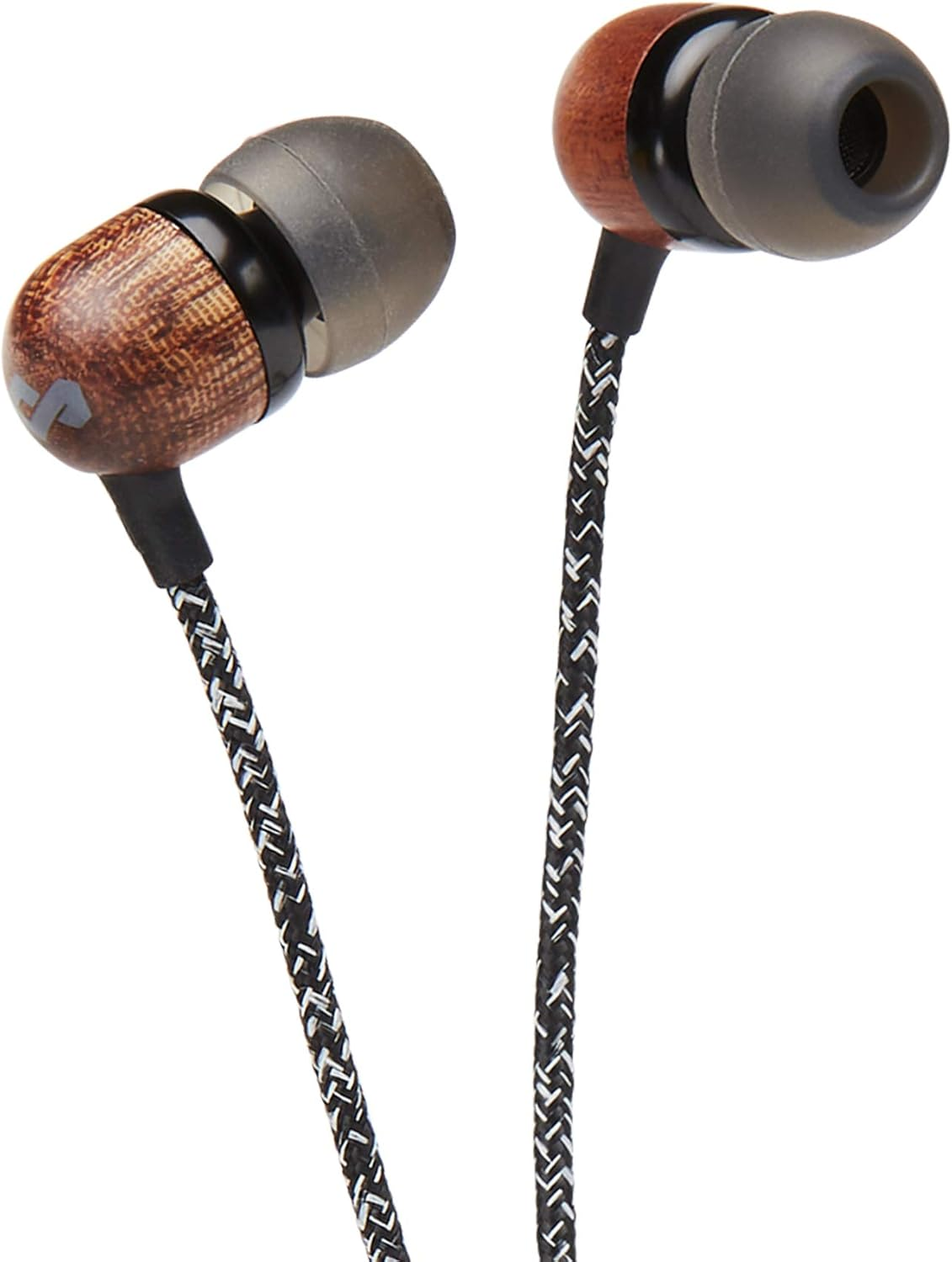 House of Marley Smile Jamaica: Wired Earphones with Microphone, Noise Isolating Design, and Sustainable Materials, Signature Black - Signature Black image number 2