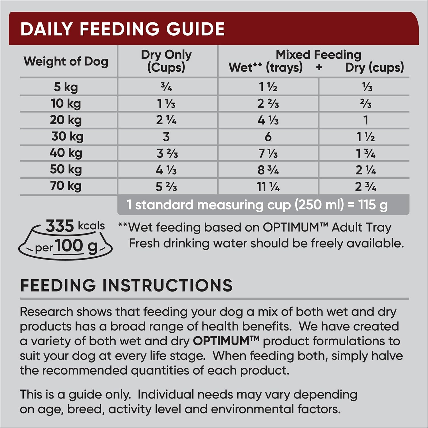 OPTIMUM Adult Dry Dog Food Beef, Veg & Rice 15Kg image number 5
